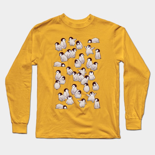 Penguin pattern Long Sleeve T-Shirt by Freeminds